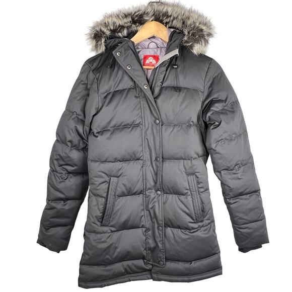 Eastern Mountain Sports Dark Grey Puff Winter Jacket XS - Picture 1 of 13
